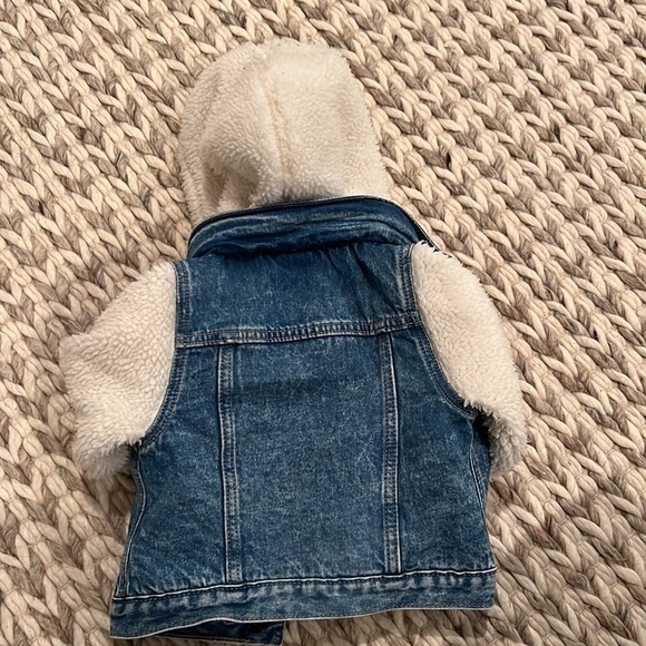 gap kids denim shearling jean jacket - Picture 4 of 4